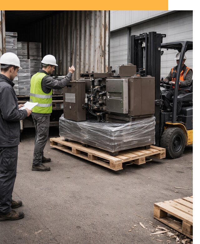 Доставка промышленного оборудования из Европы от 47106