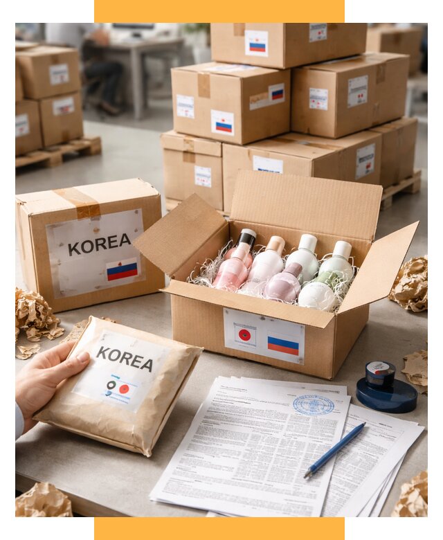 Доставка косметики из Кореи от 8898 р. под ключ | СетСервис-Влх