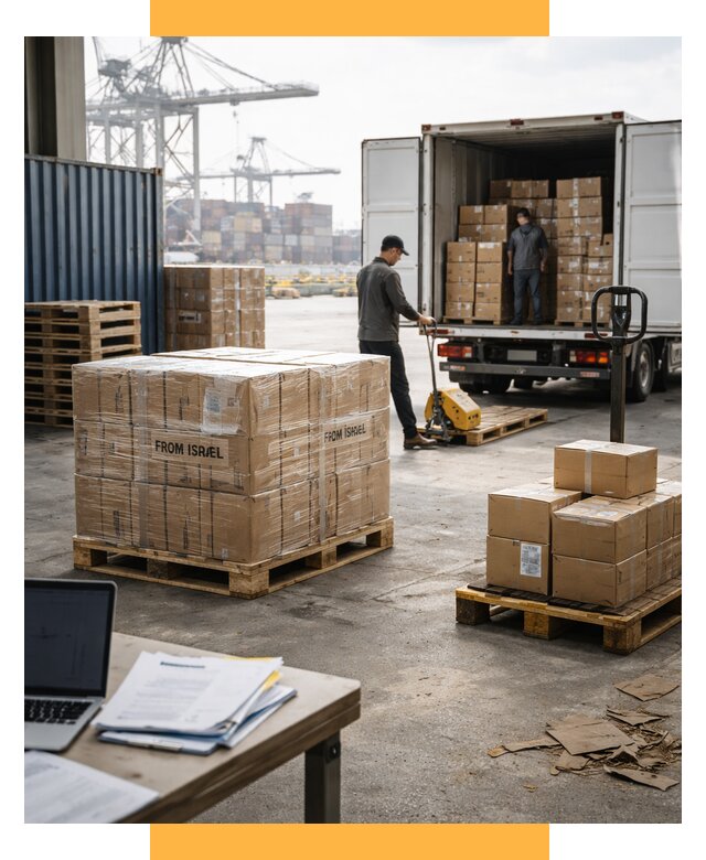 Доставка грузов из Израиля от 15702 р., логистика от СетСервис-Влх