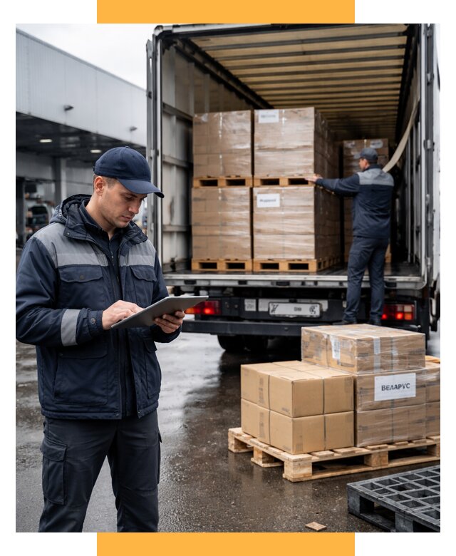 Доставка грузов из Беларуси от 15702 р. логистика СетСервис-Влх