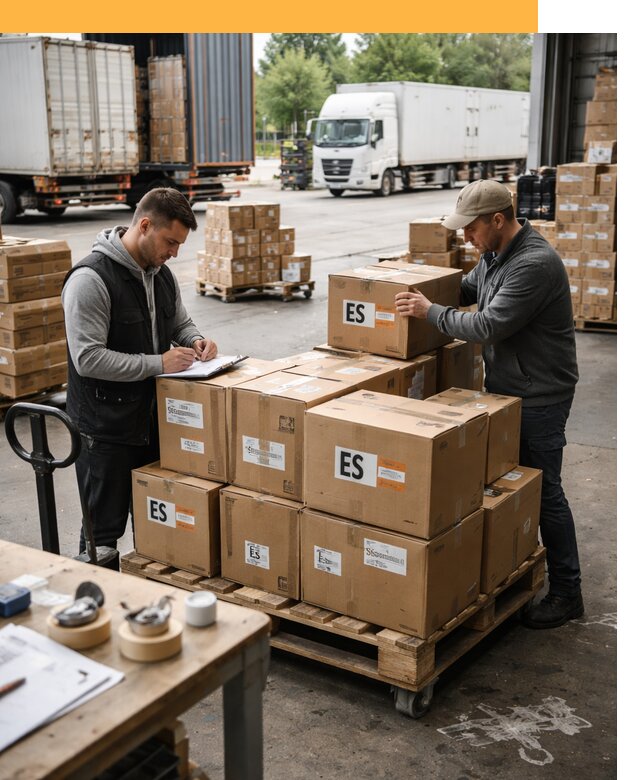 Доставка грузов в Испанию автотранспортом от 36638 руб