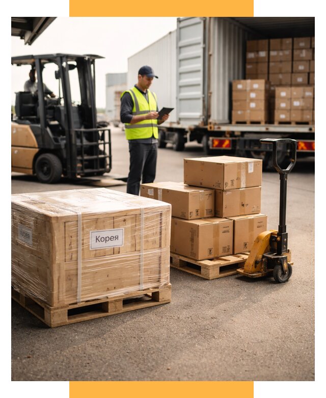 Доставка грузов в Корею из России от 36638 р. | СетСервис-Влх