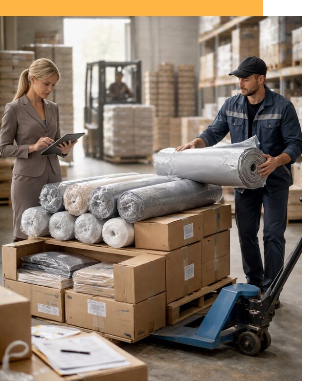 Перевозка текстиля по миру от 15702 руб. с таможней и страхованием