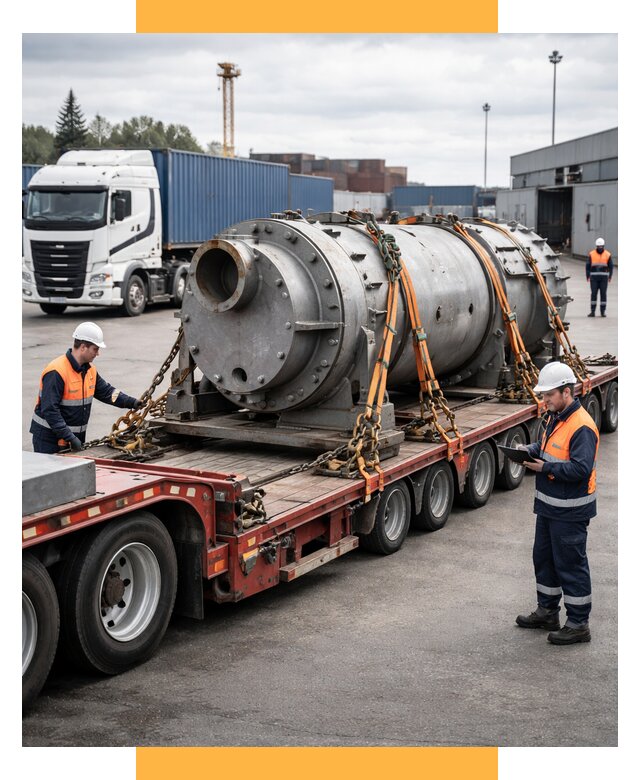 Перевозка тяжеловесных грузов под ключ от 157020 р. | СетСервис-Влх