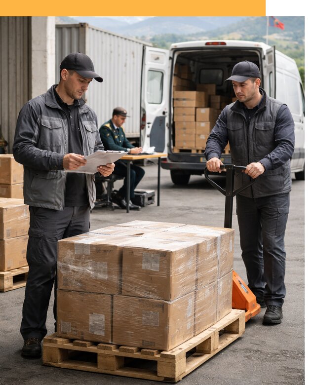 Доставка грузов через Армению, быстрая таможенная очистка от 26170