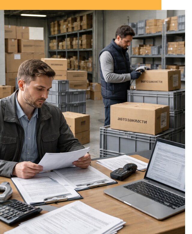 Таможенное оформление автозапчастей по выгодным тарифам от 8898