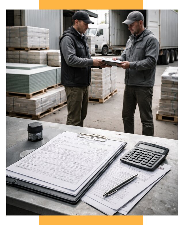 Таможенное оформление стройматериалов от 8898 р. | СетСервис-Влх