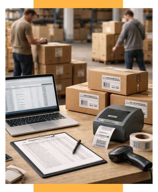 Маркировка импортных товаров от 4711 р. под ключ, СетСервис-Влх